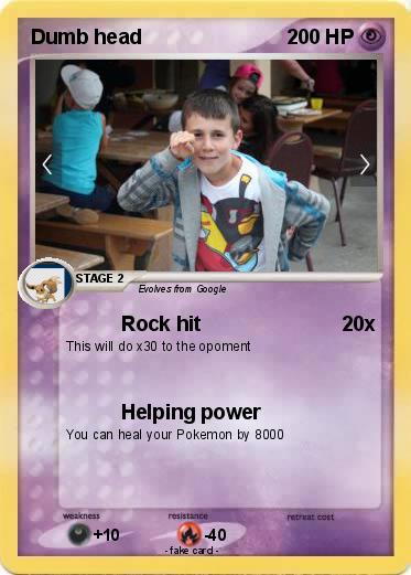 Pokemon Dumb head