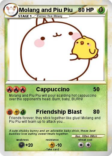 Pokemon Molang and Piu Piu