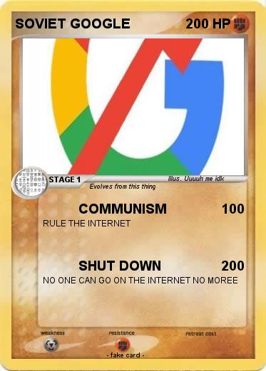 Pokemon SOVIET GOOGLE