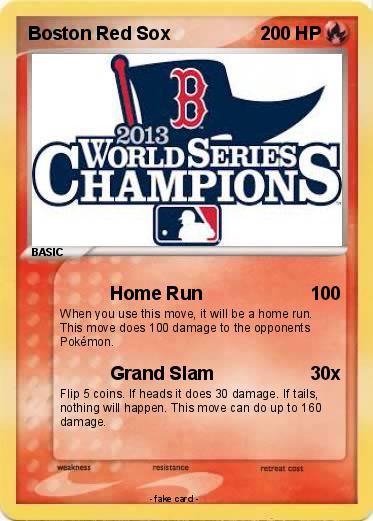 Pokemon Boston Red Sox