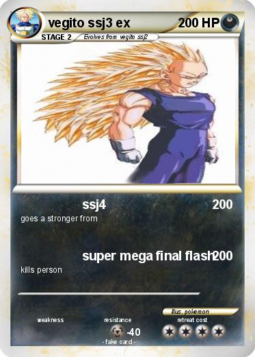 Pokemon vegito ssj3 ex
