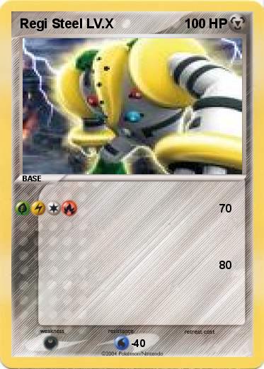 Pokemon Regi Steel LV.X