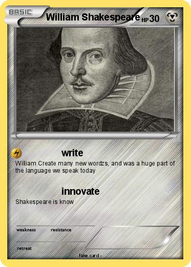 Pokemon William Shakespeare