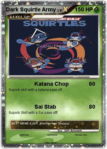 Pokemon Dark Squirtle Army