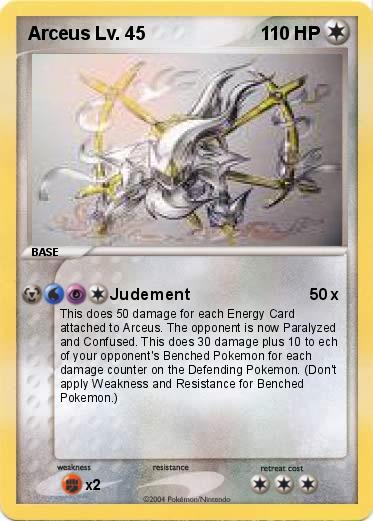 Pokemon Arceus Lv. 45
