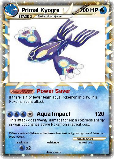 Pokemon Primal Kyogre