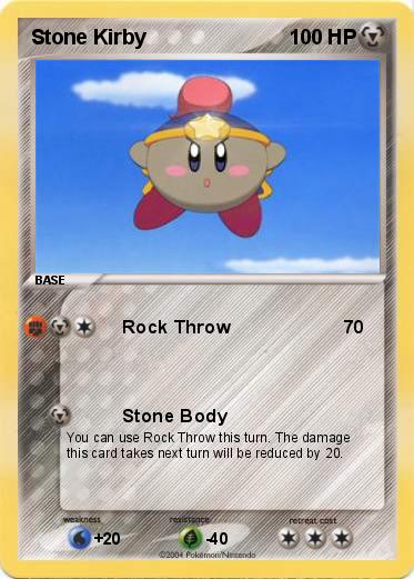 Pokemon Stone Kirby