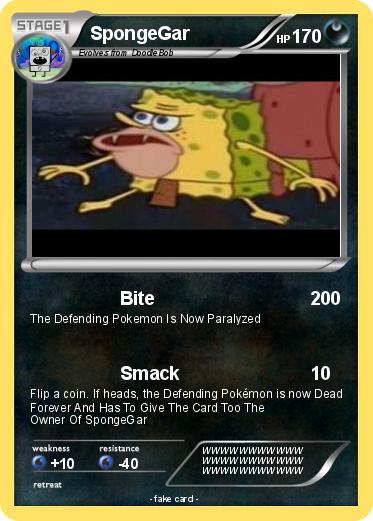 Pokemon SpongeGar