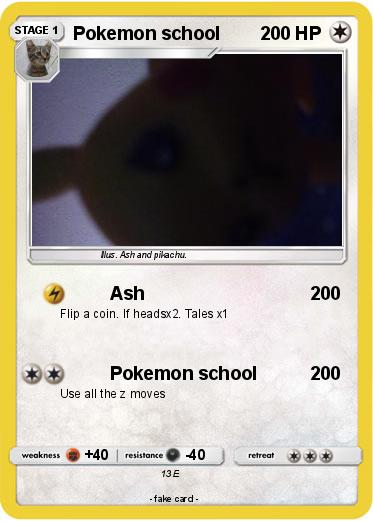 Pokemon Pokemon school