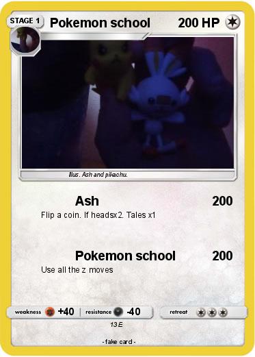 Pokemon Pokemon school