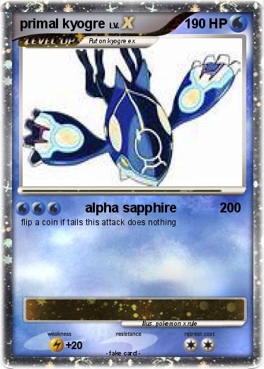 Pokemon primal kyogre