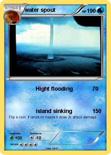 Pokemon water spout