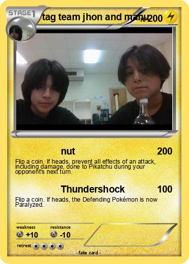 Pokemon tag team jhon and manu