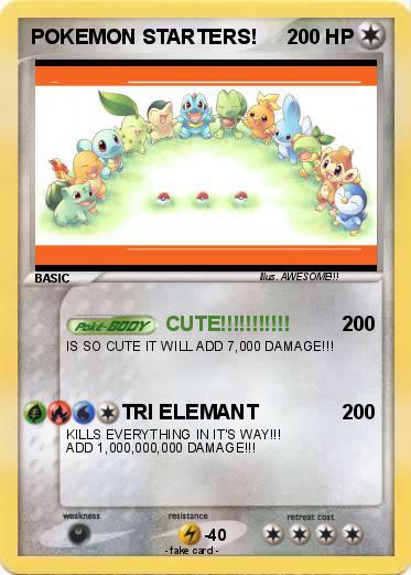 Pokemon POKEMON STARTERS!