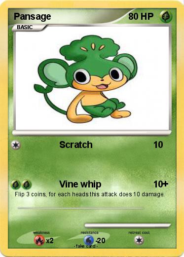 Pokemon Pansage