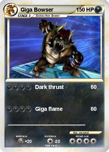Pokemon Giga Bowser