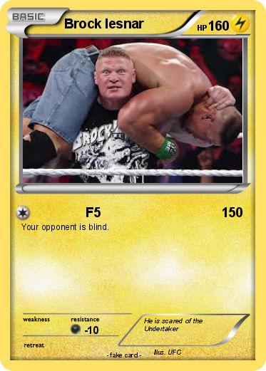 Pokemon Brock lesnar