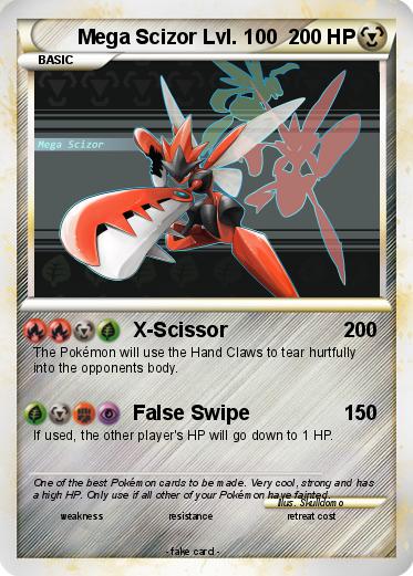 Pokemon Mega Scizor Lvl. 100