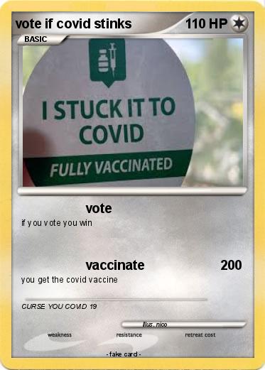 Pokemon vote if covid stinks