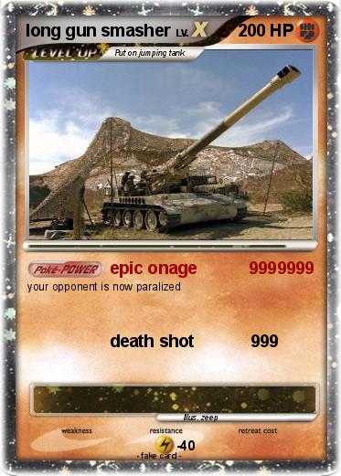 Pokemon long gun smasher
