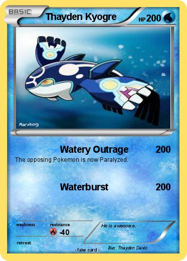 Pokemon Thayden Kyogre