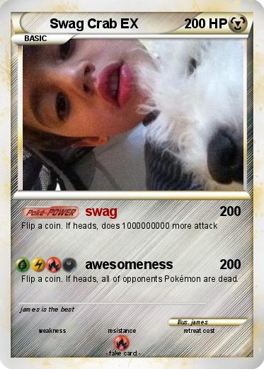 Pokemon Swag Crab EX
