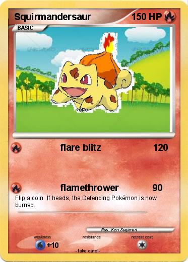 Pokemon Squirmandersaur
