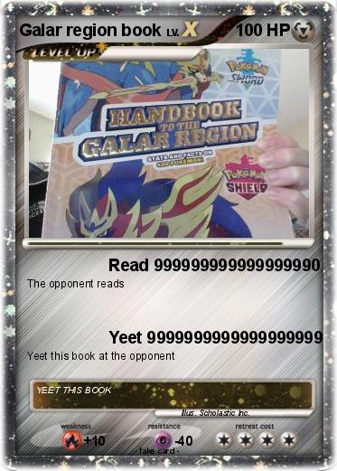 Pokemon Galar region book