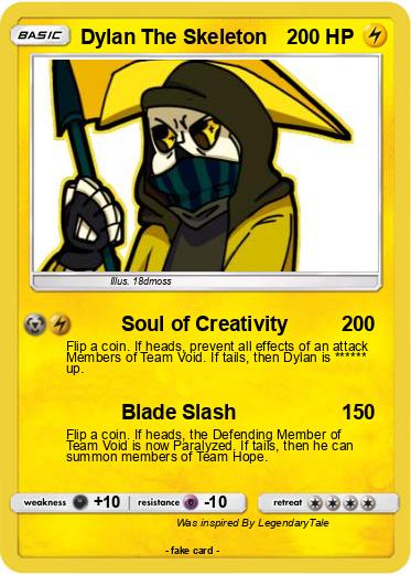Pokemon Dylan The Skeleton