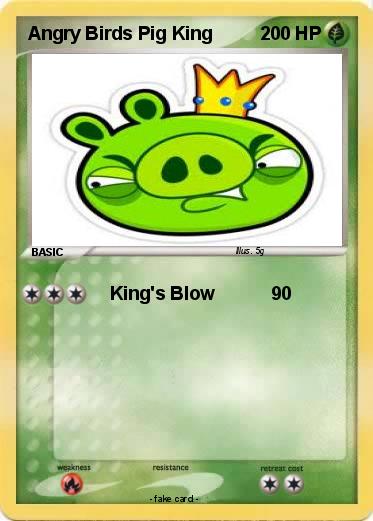 Pokemon Angry Birds Pig King