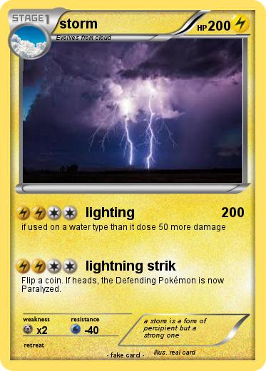 Pokemon storm