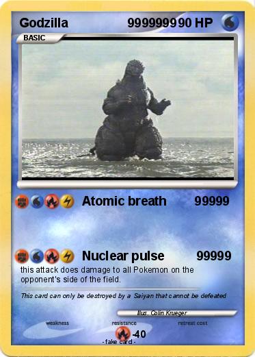 Pokemon Godzilla                 9999999