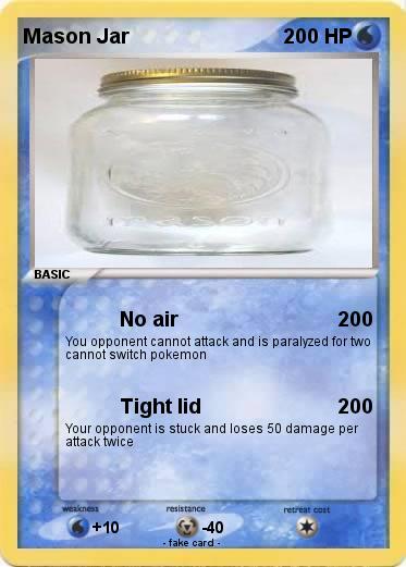 Pokemon Mason Jar