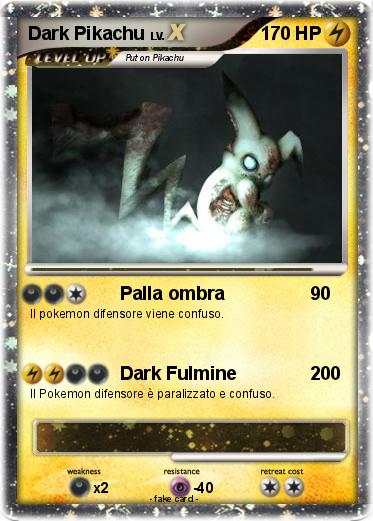 Pokemon Dark Pikachu