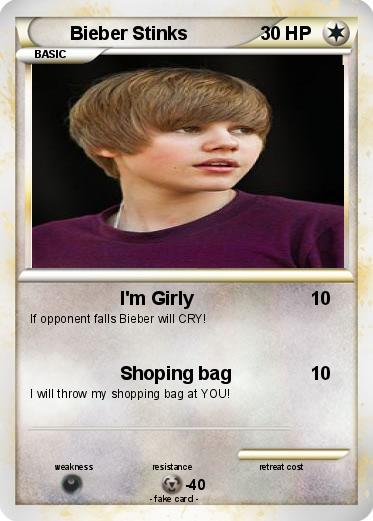 Pokemon Bieber Stinks