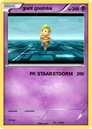 Pokemon giant goomba