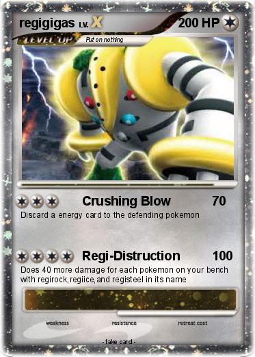 Pokemon regigigas