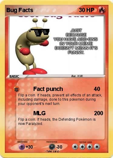 Pokemon Bug Facts