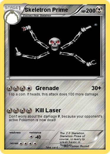 Pokemon Skeletron Prime