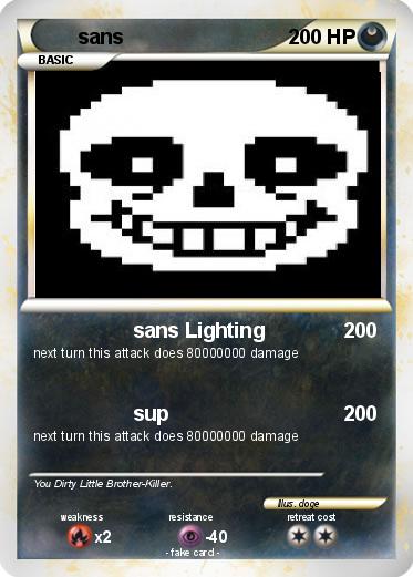 Pokemon sans