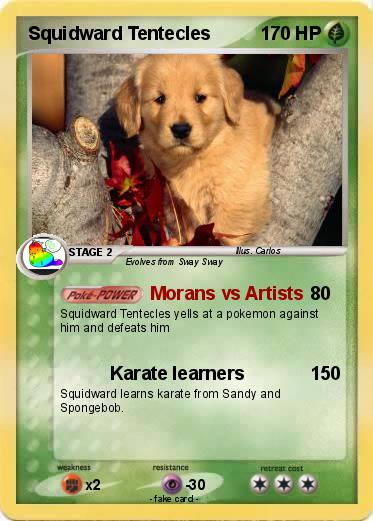 Pokemon Squidward Tentecles