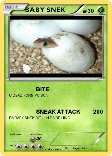 Pokemon BABY SNEK