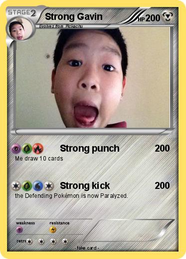 Pokemon Strong Gavin