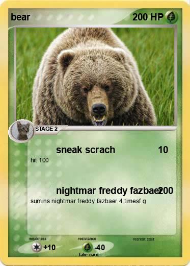 Pokemon bear