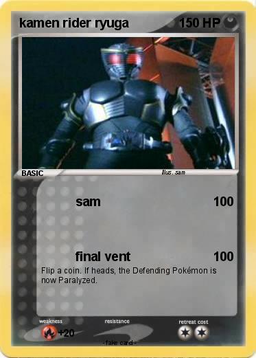 Pokemon kamen rider ryuga