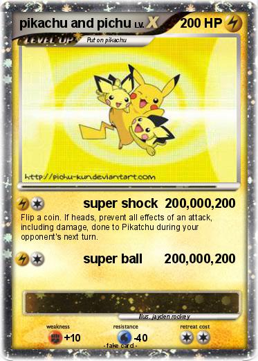 Pokemon pikachu and pichu