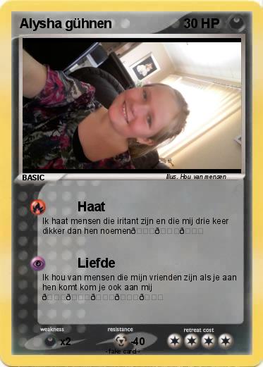 Pokemon Alysha gühnen