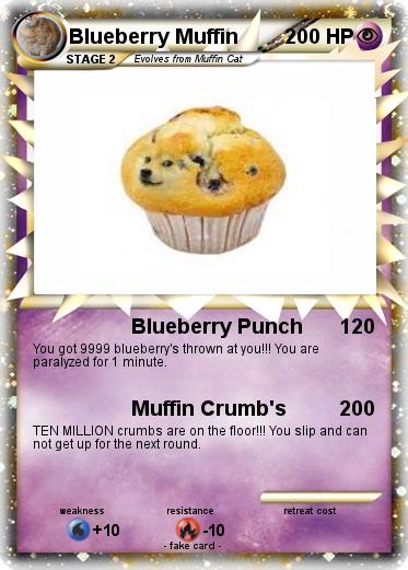 Pokemon Blueberry Muffin