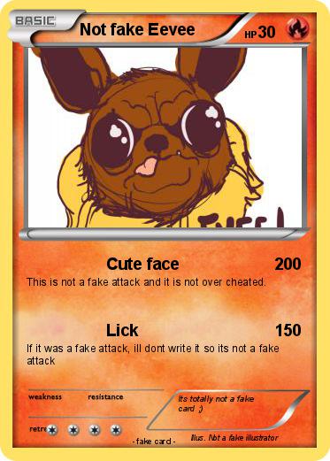 Pokemon Not fake Eevee