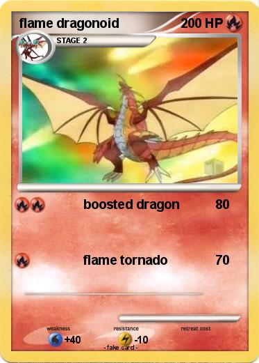 Pokemon flame dragonoid